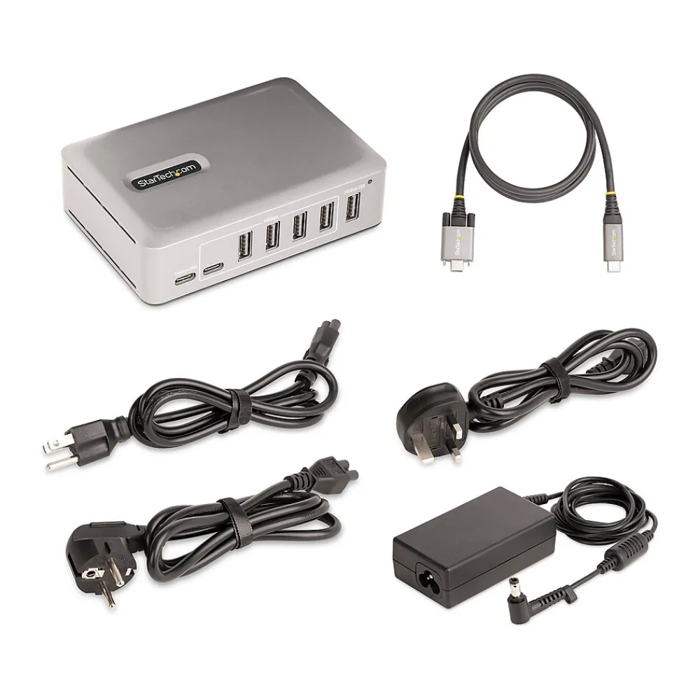 StarTech 7-Port USB-C Hub, Space Gray (10G5A2CS-USB-C-HUB)