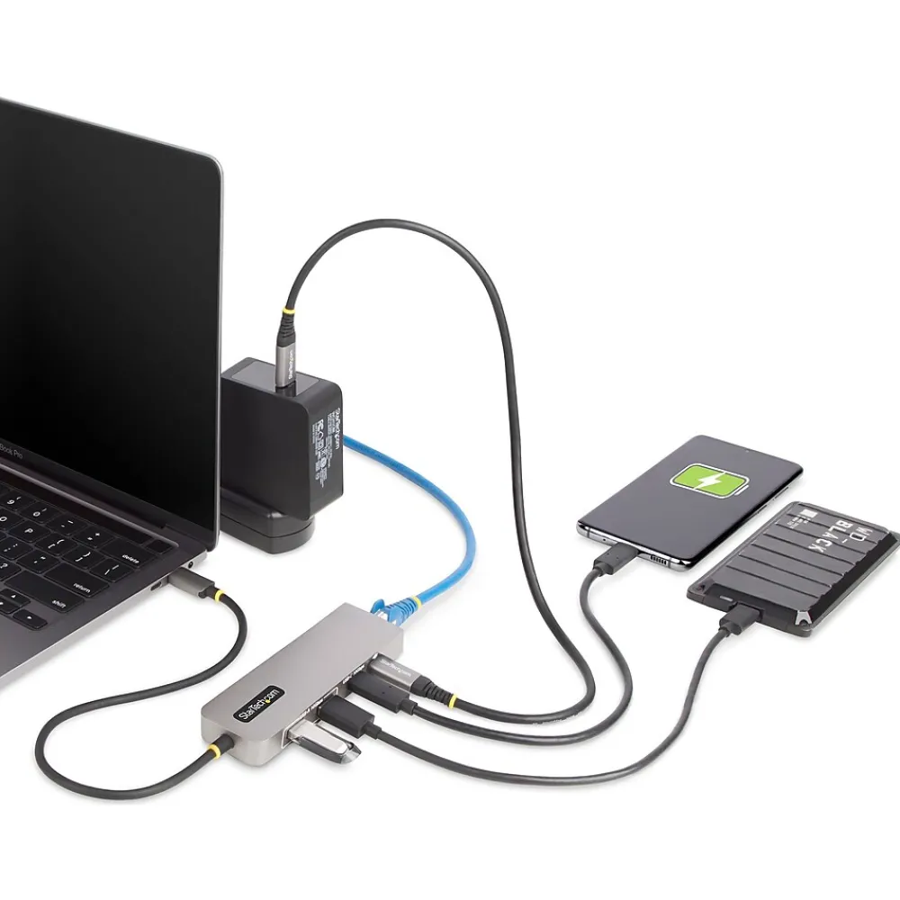 StarTech 3-Port USB-C Hub, Space Gray (10G2A1C25EPD-USB-HUB)