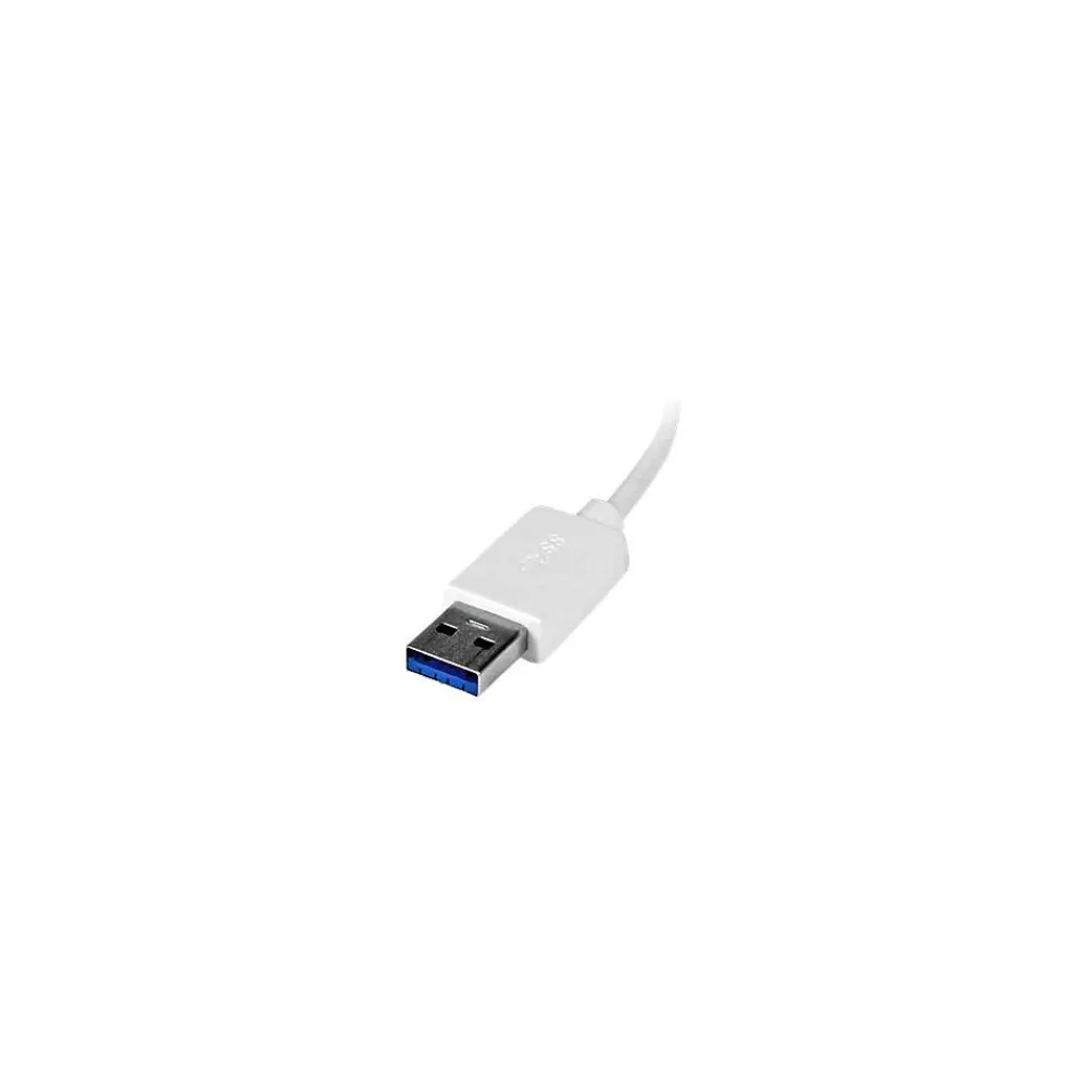 StarTech SuperSpeed 4-Port USB 3.0 Hub, White (ST4300MINU3W)