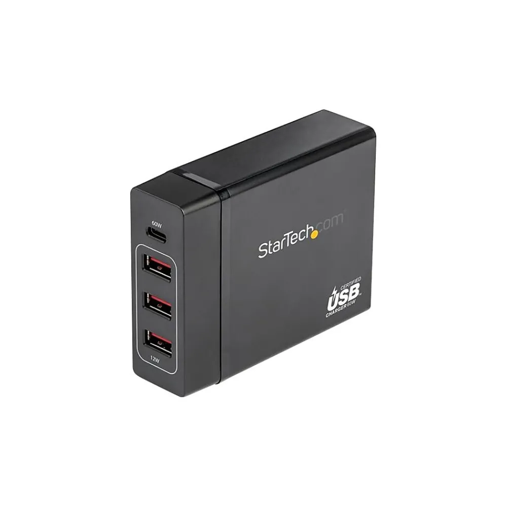 USB Charging Kit/Bundle for Tablet/cellular phone, Black (DCH1C3A)<StarTech Online