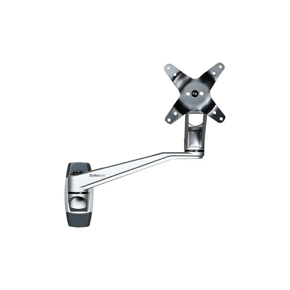 Outlet StarTech Wall Mount Monitor Arm - 20.4" Swivel - For up to 34" VESA, Up 30", Silver (ARMWALLDSLP)