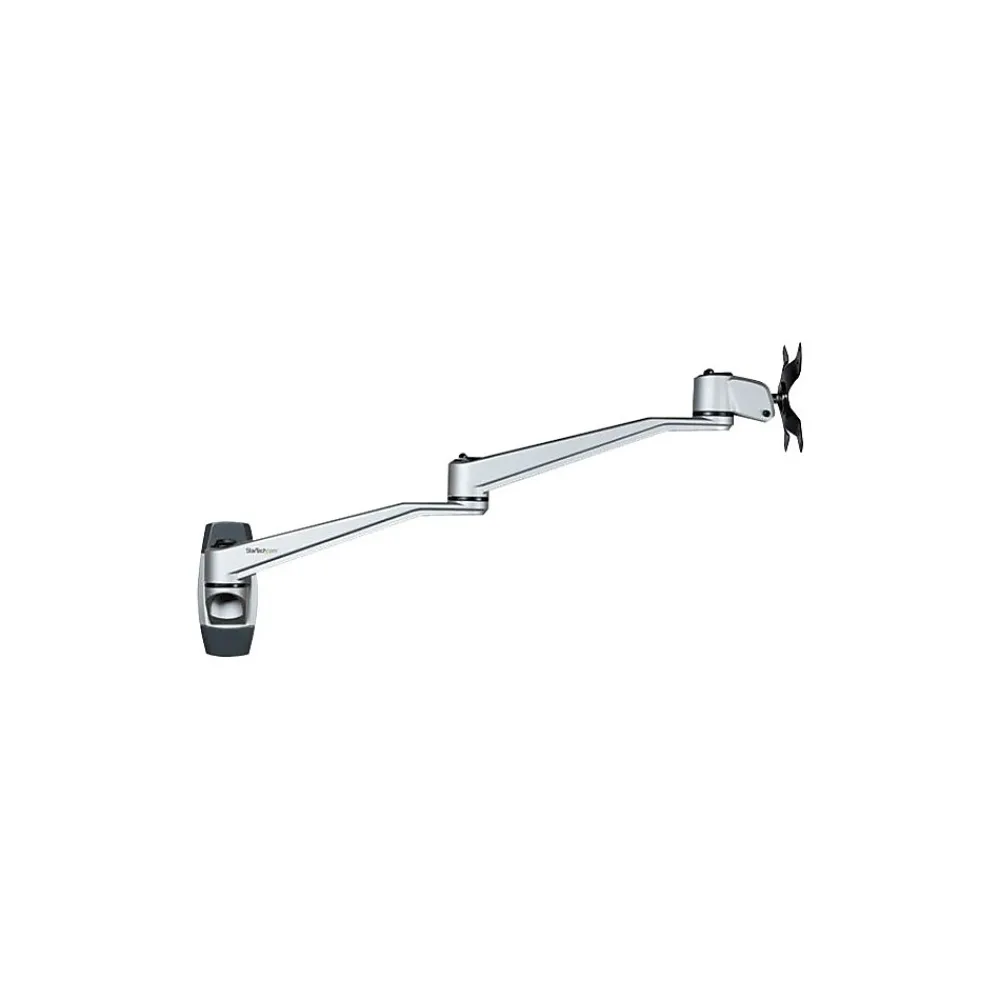 Outlet StarTech Wall Mount Monitor Arm - 20.4" Swivel - For up to 34" VESA, Up 30", Silver (ARMWALLDSLP)