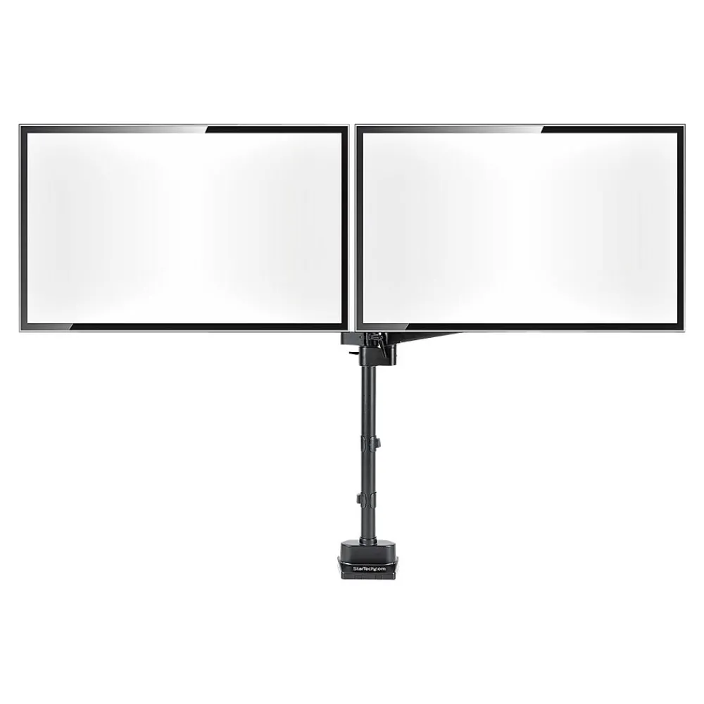 Online StarTech .com Adjustable Dual Mounting Kit, Up to 32" Monitor, Black (ARMDUALPIVOT)