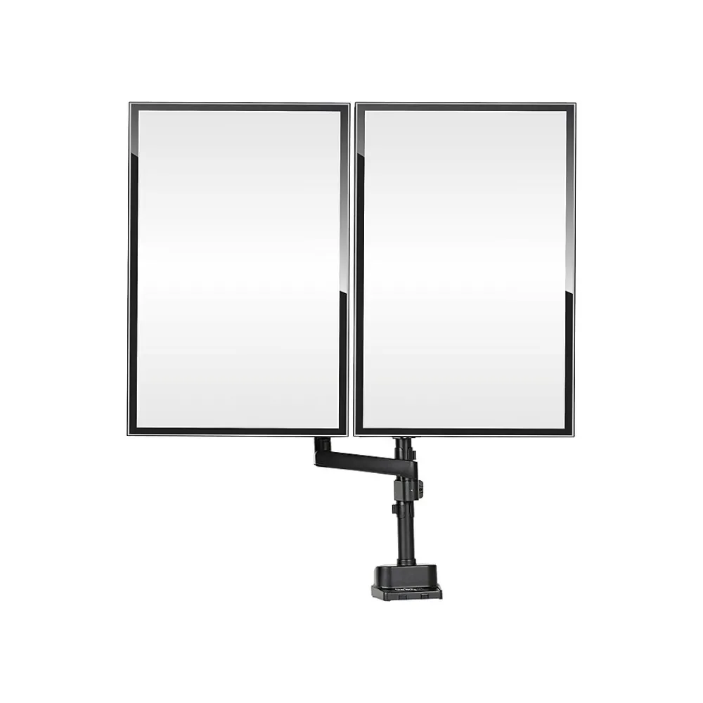 Online StarTech .com Adjustable Dual Mounting Kit, Up to 32" Monitor, Black (ARMDUALPIVOT)