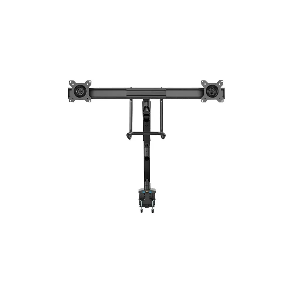 StarTech .com Adjustable Mounting Kit, Up to 32" Monitor, Black (ARMSLIMDUAL2USB3)