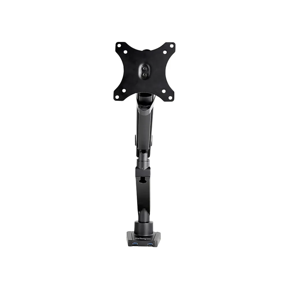 Best StarTech .com Desk Mount Monitor Arm, Slim Full Motion Adjustable Single VESA up to 17.6lbs (8kg) Display, Up 35", Black