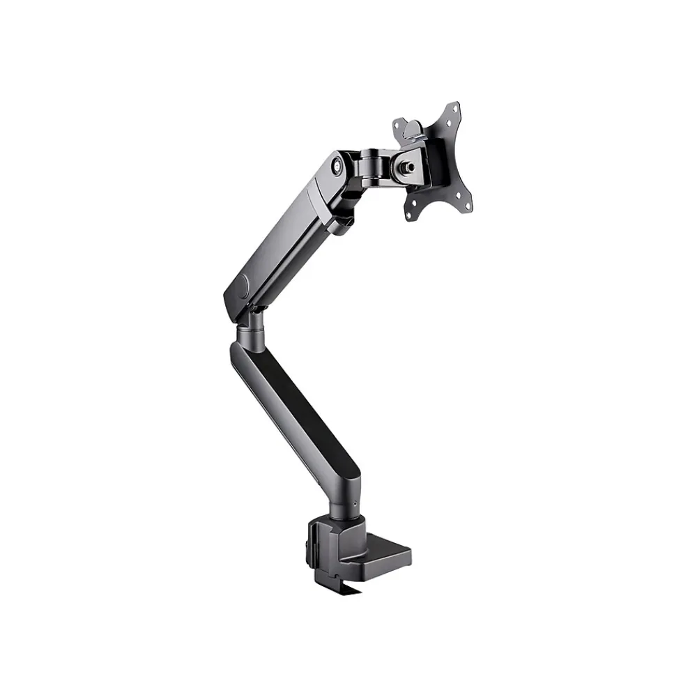 Best StarTech .com Desk Mount Monitor Arm, Slim Full Motion Adjustable Single VESA up to 17.6lbs (8kg) Display, Up 35", Black