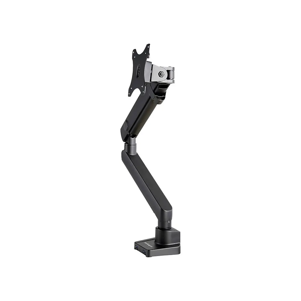 Best StarTech .com Desk Mount Monitor Arm, Slim Full Motion Adjustable Single VESA up to 17.6lbs (8kg) Display, Up 35", Black