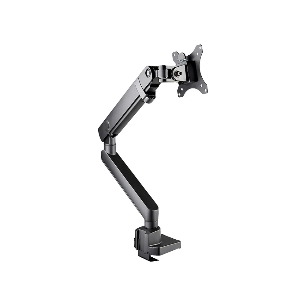 Best StarTech .com Desk Mount Monitor Arm, Slim Full Motion Adjustable Single VESA up to 17.6lbs (8kg) Display, Up 35", Black