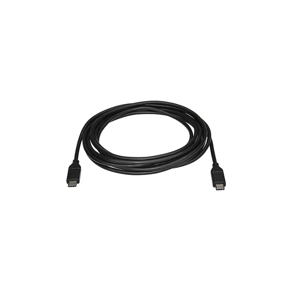 StarTech .com® USB2CC3M 9.8' USB 2.0 Type C Male/Male Data Transfer Cable, Black