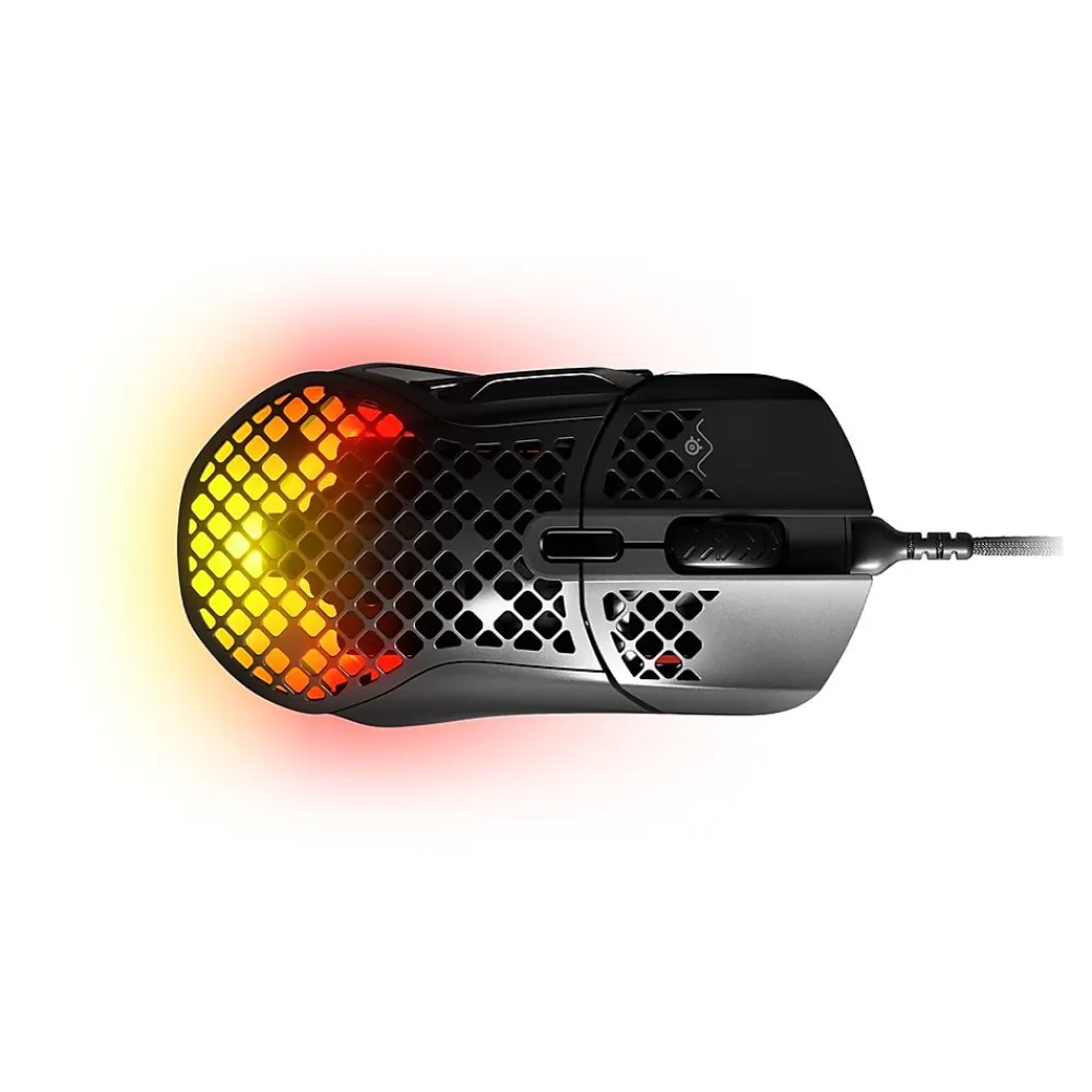 Discount SteelSeries AEROX 5 Optical Mouse, Matte Black (62401)