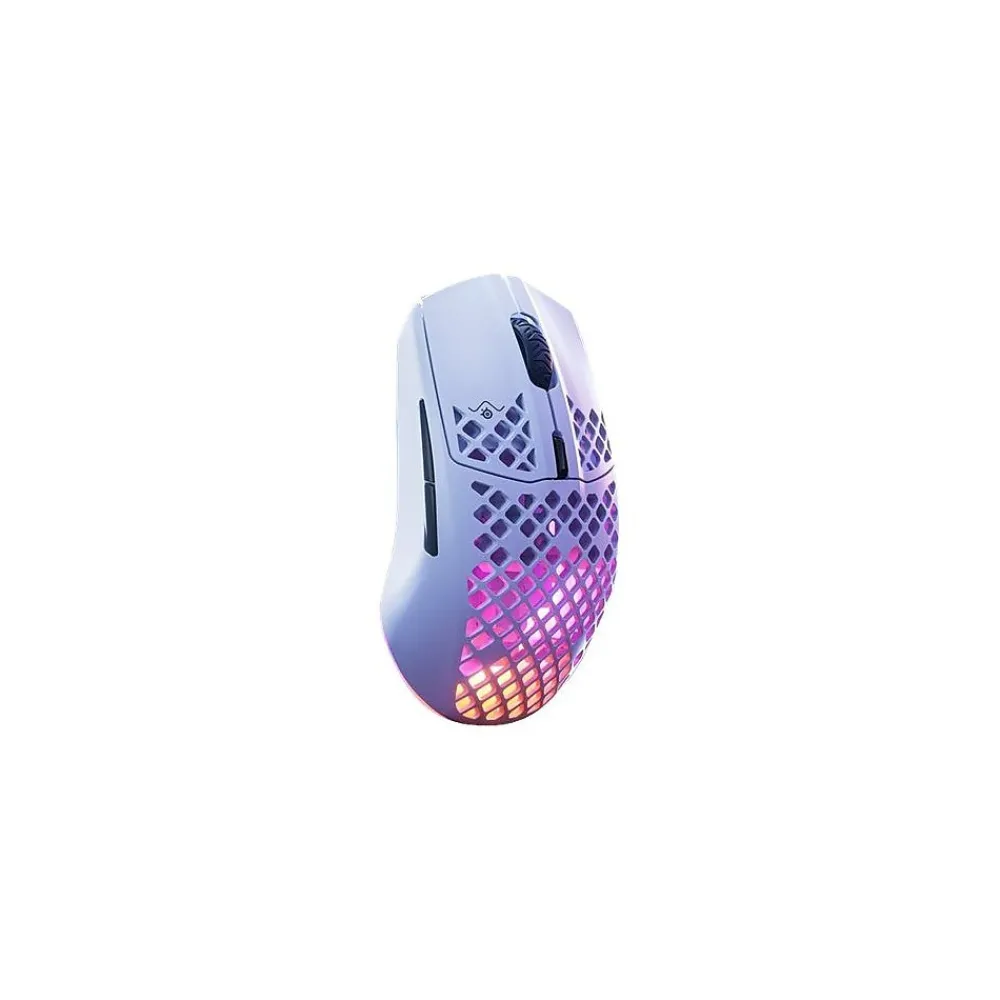 Online SteelSeries AEROX 3 Optical Gaming Mouse, Snow (62608)