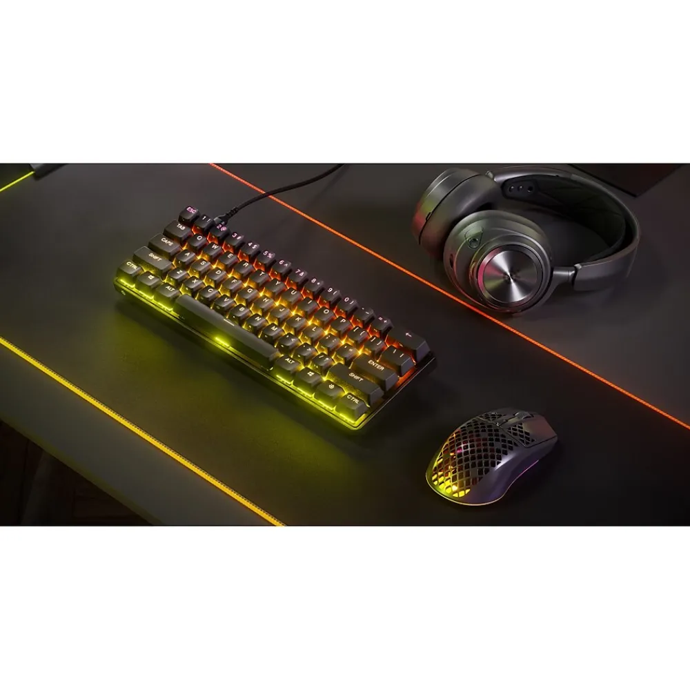 Hot SteelSeries Apex Pro Mini Ergonomic Gaming Keyboard, Black (64820)