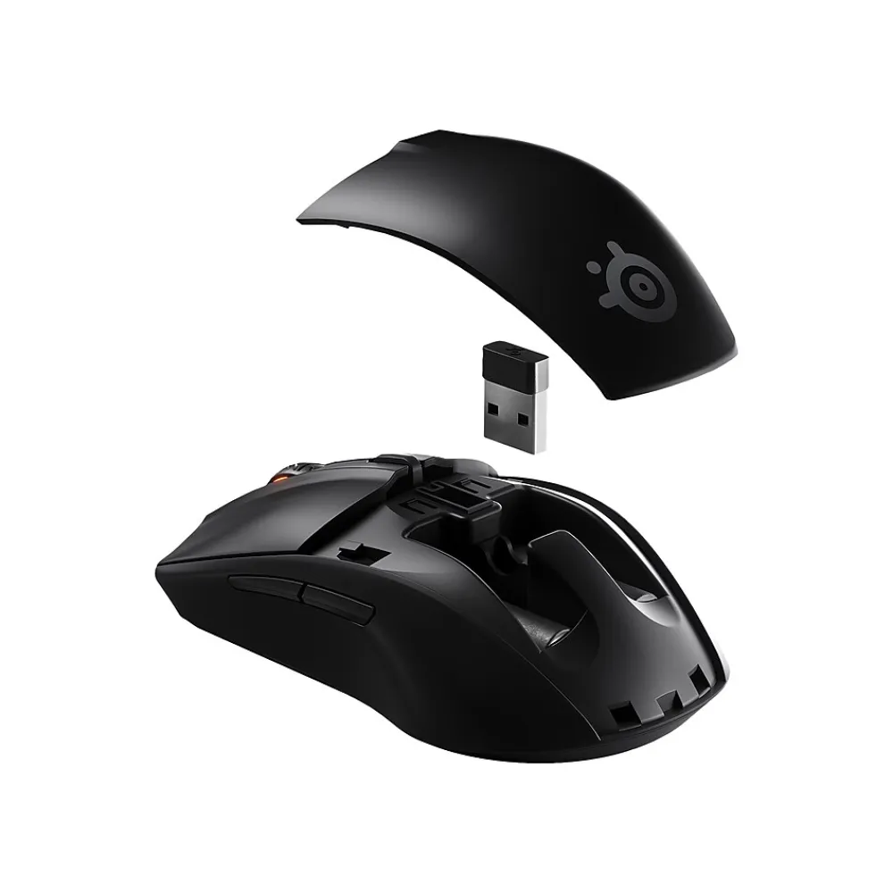 Online SteelSeries Rival 3 62521 Wireless Gaming Optical Mouse, Matte Black