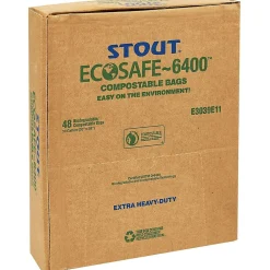EcoSafe-6400 13 Gallon Industrial Trash Bag, 24