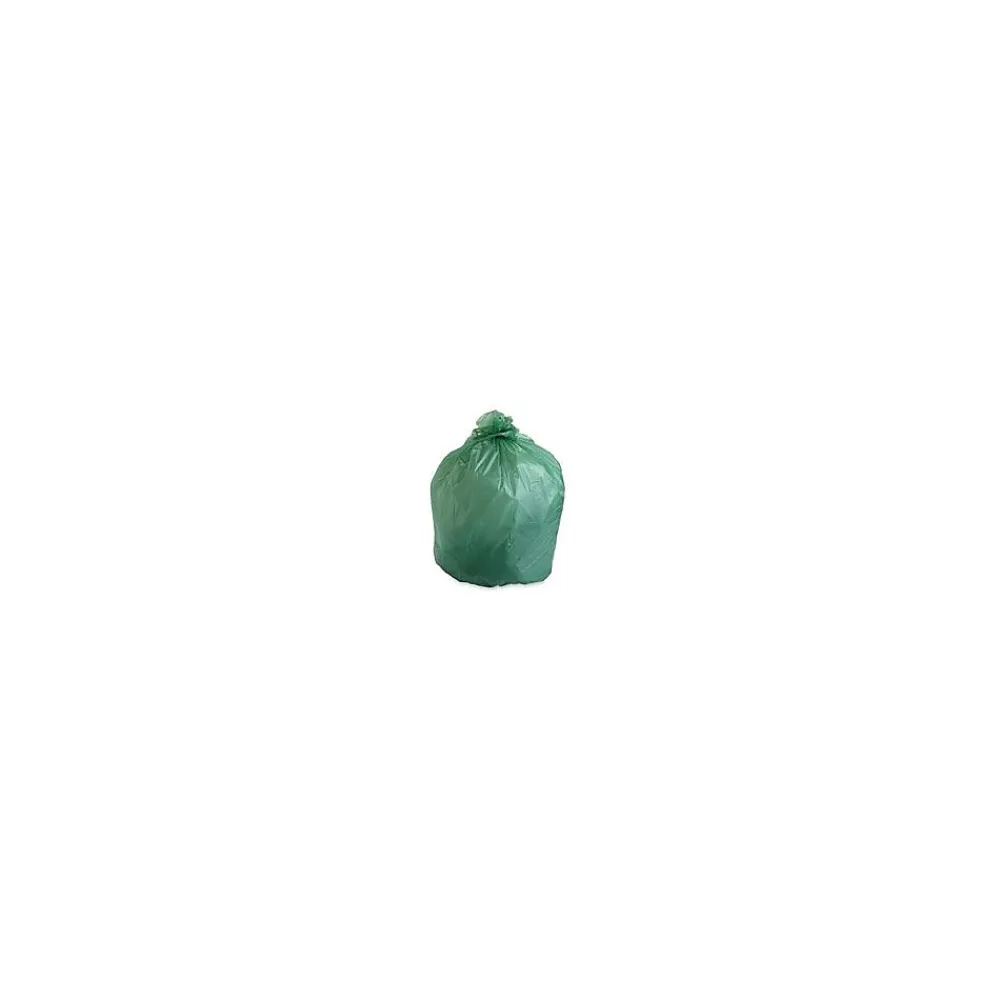 EcoSafe-6400™ Bags, 32 Gallon, .85 Mil, 33" x 48", Green, 50/BX<Stout New