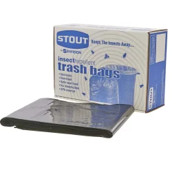 Insect Repellent 45 Gallon Industrial Trash Bag, 45