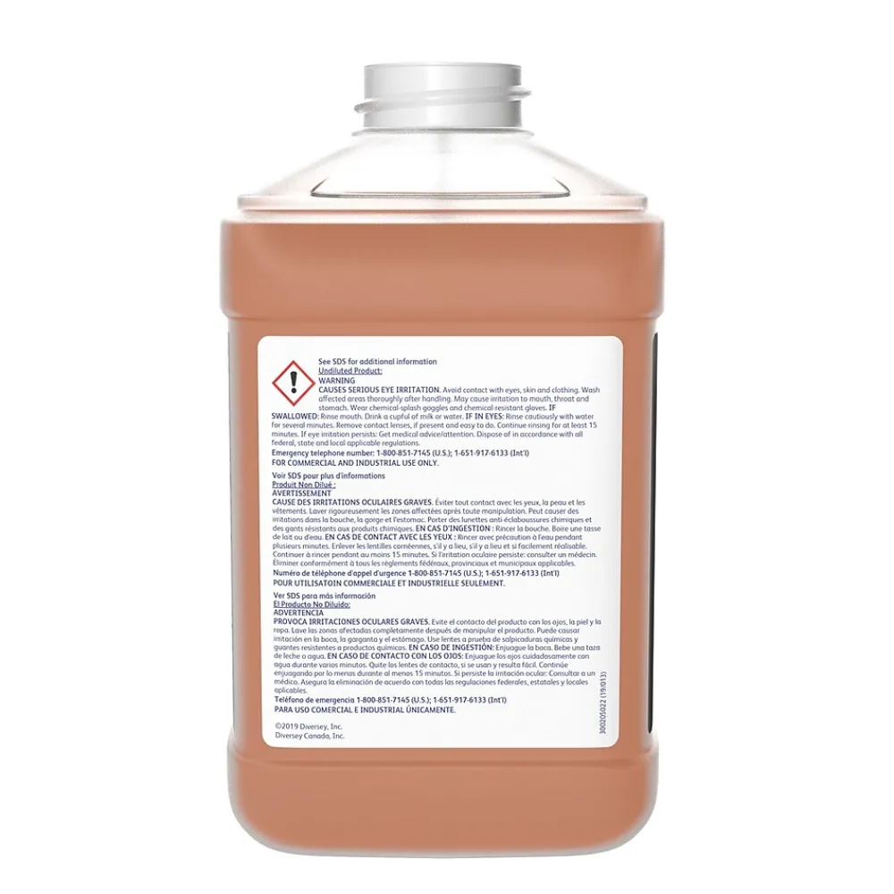 Stride Fragrance-Free All-Purpose Cleaners & Spray, 2.5 Gallons, 2.5 Liter, 2/Carton (94240626)<Diversey Hot