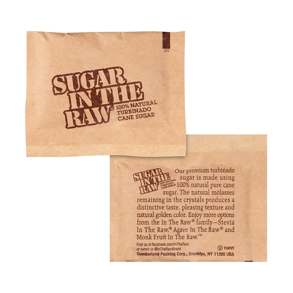 Sugar In The Raw Turbinado Cane Sugar Packet, 200/Pack, 2 Packs/Carton (SUG50319)