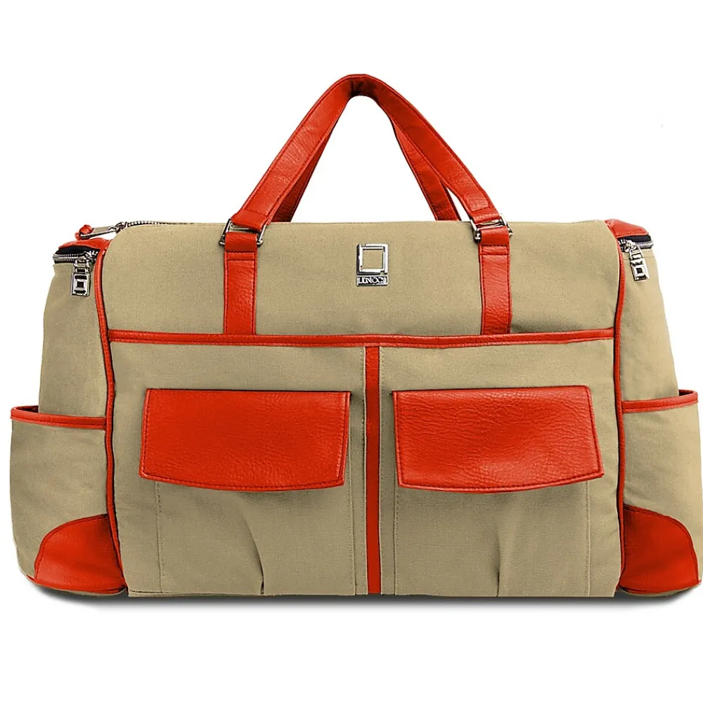 Luggage 16" Canvas Carry-On Travel Duffel (PT_NBKLEA813_DF)<SumacLife Best