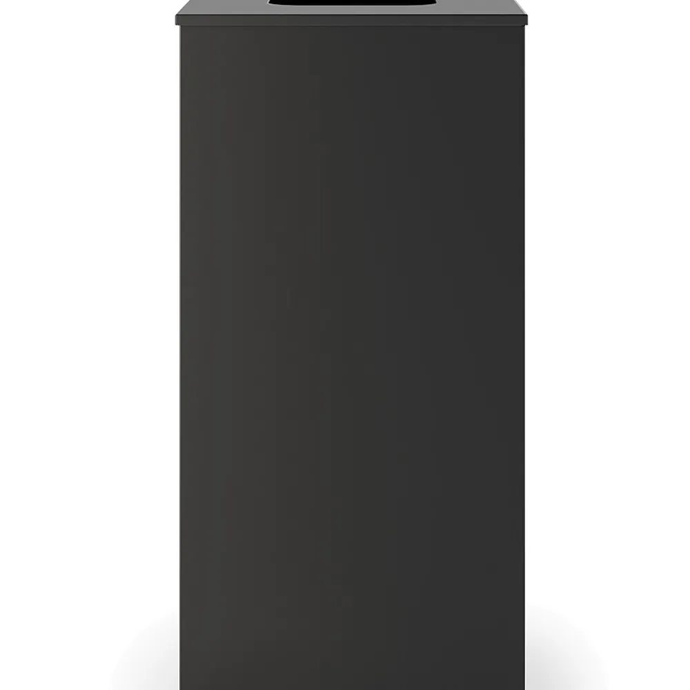 Metal Square Trash Can with Open Lid, 24 Gallon (MTCSQ240)<Suncast Commercial Outlet