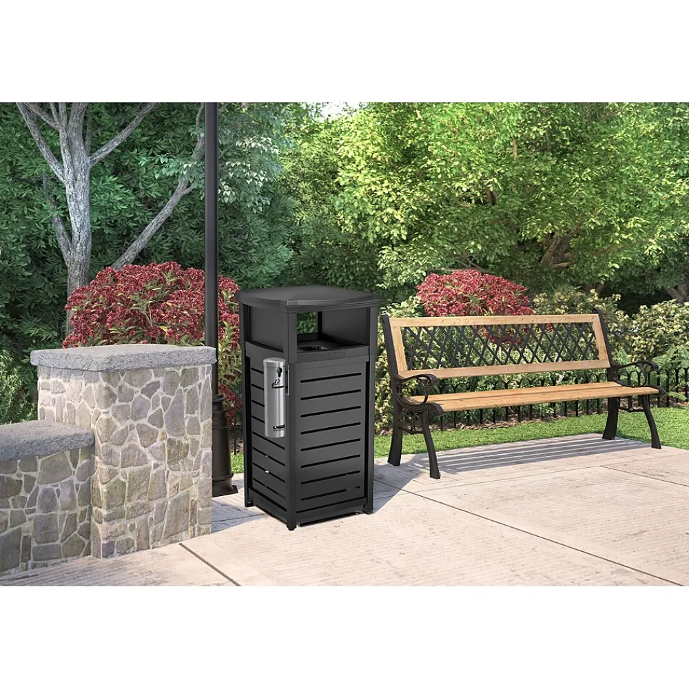 Stainless Steel Outdoor Cigarette Receptacle (MSO415)<Suncast Commercial Online