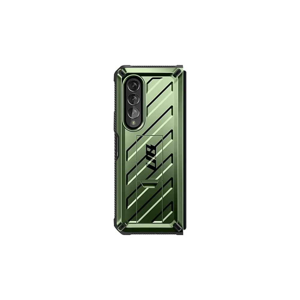SUPCASE Unicorn Beetle Dark Green Kickstand Case for Samsung Galaxy Z Fold4 (SUP-Galaxy2022-ZFold4-5G-Unicorn-SP-Guld)