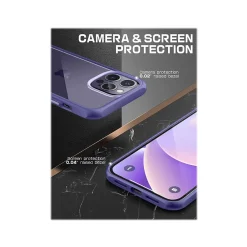 SUPCASE Unicorn Beetle Deep Purple Slim Case for iPhone 14 Pro (SUP-iPhone2022Pro-6.1-UBStyle-Mauve)