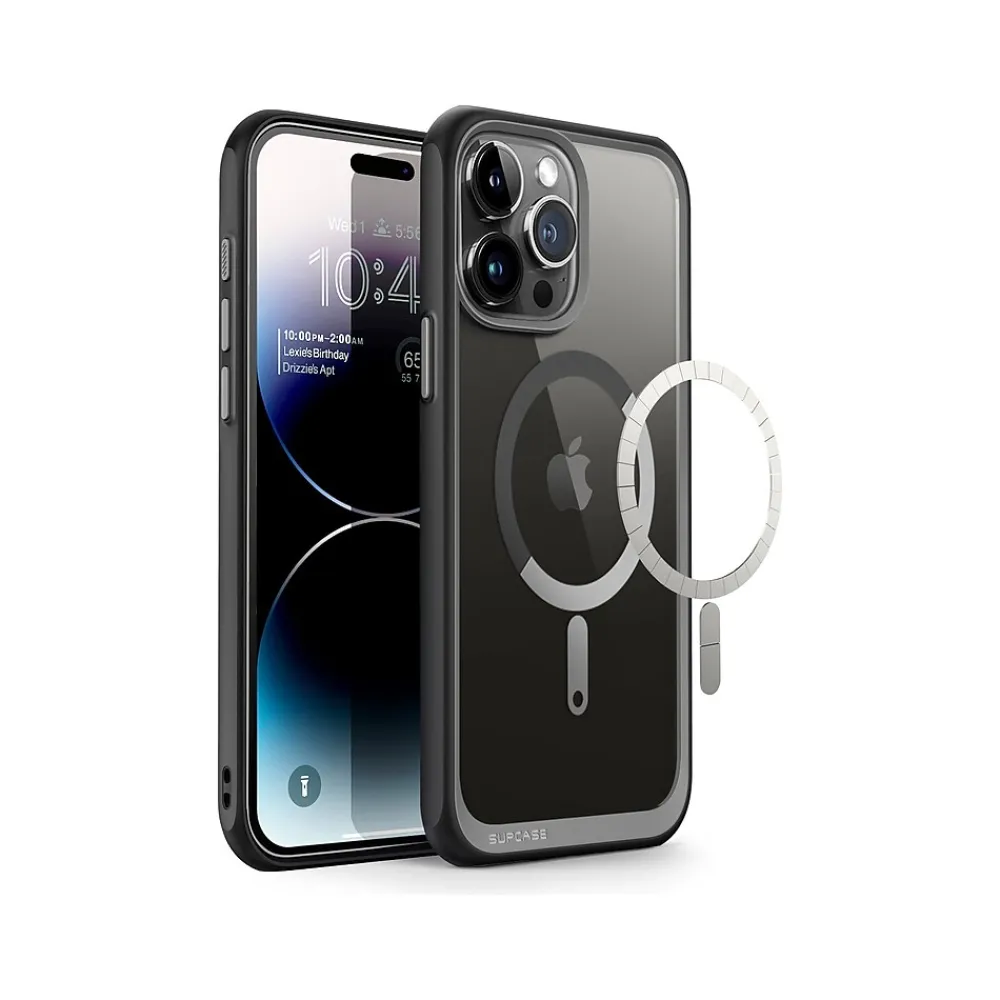 SUPCASE Unicorn Beetle MAG MagSafe Phone Case for iPhone 15 Pro, Black (SUP-iPhone2023Pro-6.1-UBMag-Black)