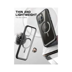SUPCASE Unicorn Beetle MAG MagSafe Phone Case for iPhone 15 Pro, Black (SUP-iPhone2023Pro-6.1-UBMag-Black)