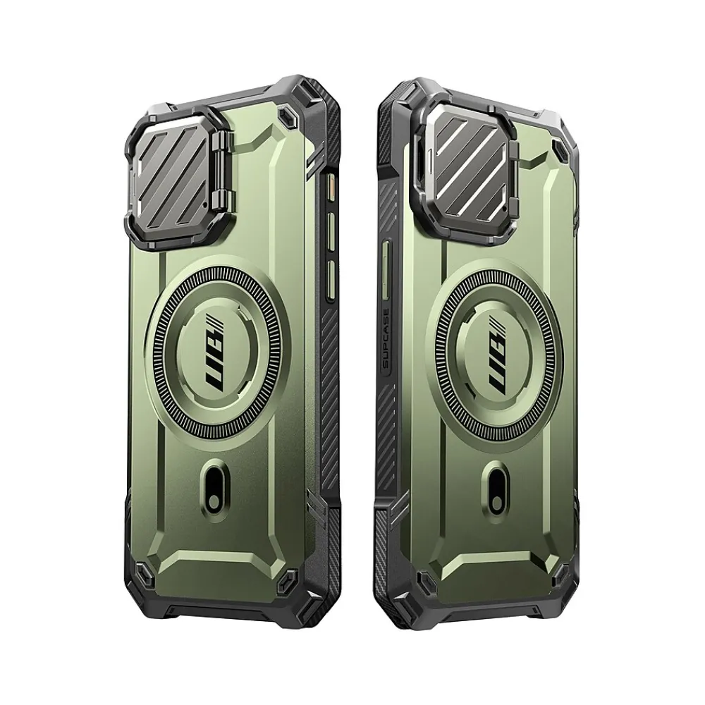 SUPCASE Unicorn Beetle MAG XT MagSafe Rugged Case for iPhone 15 Pro Max, Shock-Absorbing, Dark Green (SPH23MX67MGXTGN)