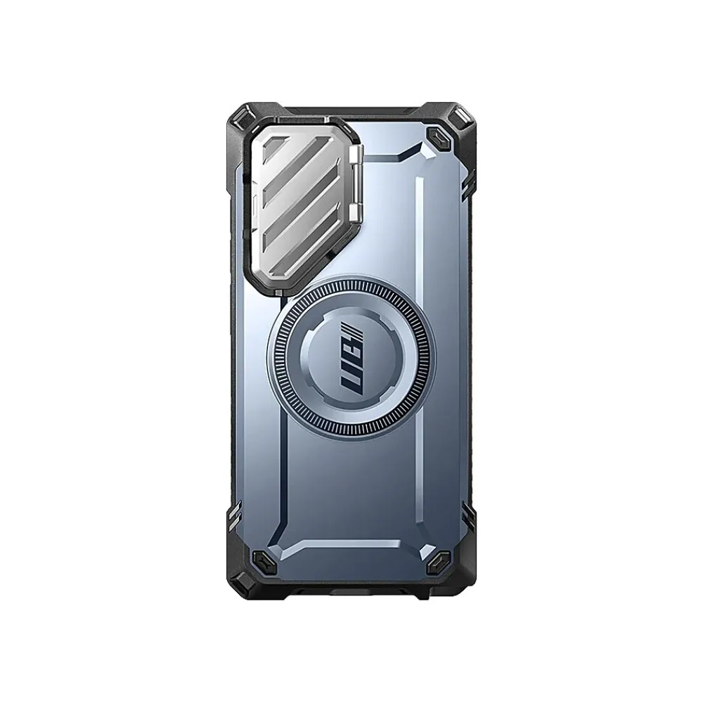 SUPCASE Unicorn Beetle MAG XT MagSafe Bumper Case for Samsung Galaxy S24 Ultra, Shock Absorbing, Metallic Blue (GXYS24U5GMXTTT)