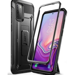 SUPCASE Unicorn Beetle Pro Black Rugged Case for Galaxy S20 Plus (S-S20P-UBP-BK)