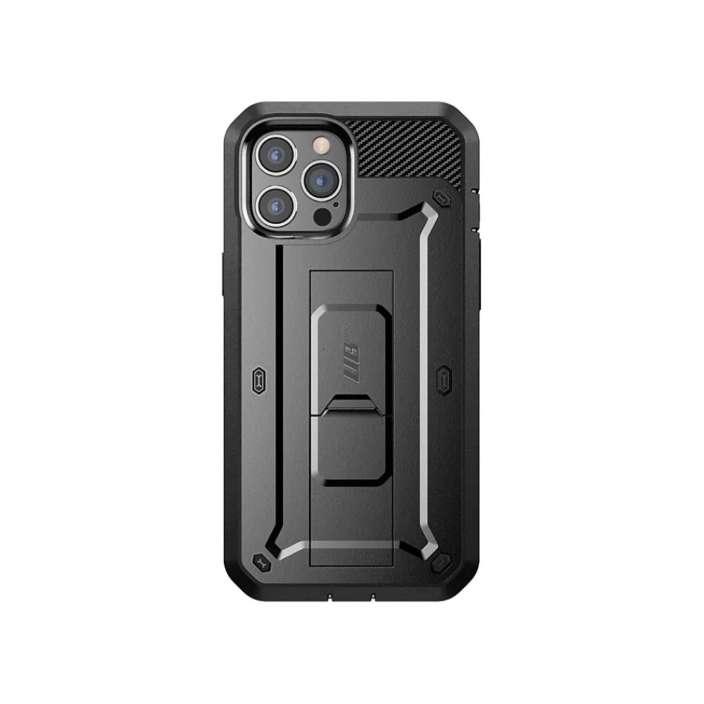 SUPCASE Unicorn Beetle Pro MagSafe Rugged Case for iPhone 12/12 Pro, Shock Absorbing, Black (SUP-iPhone2020-6.1-UBPro-SP-Black)