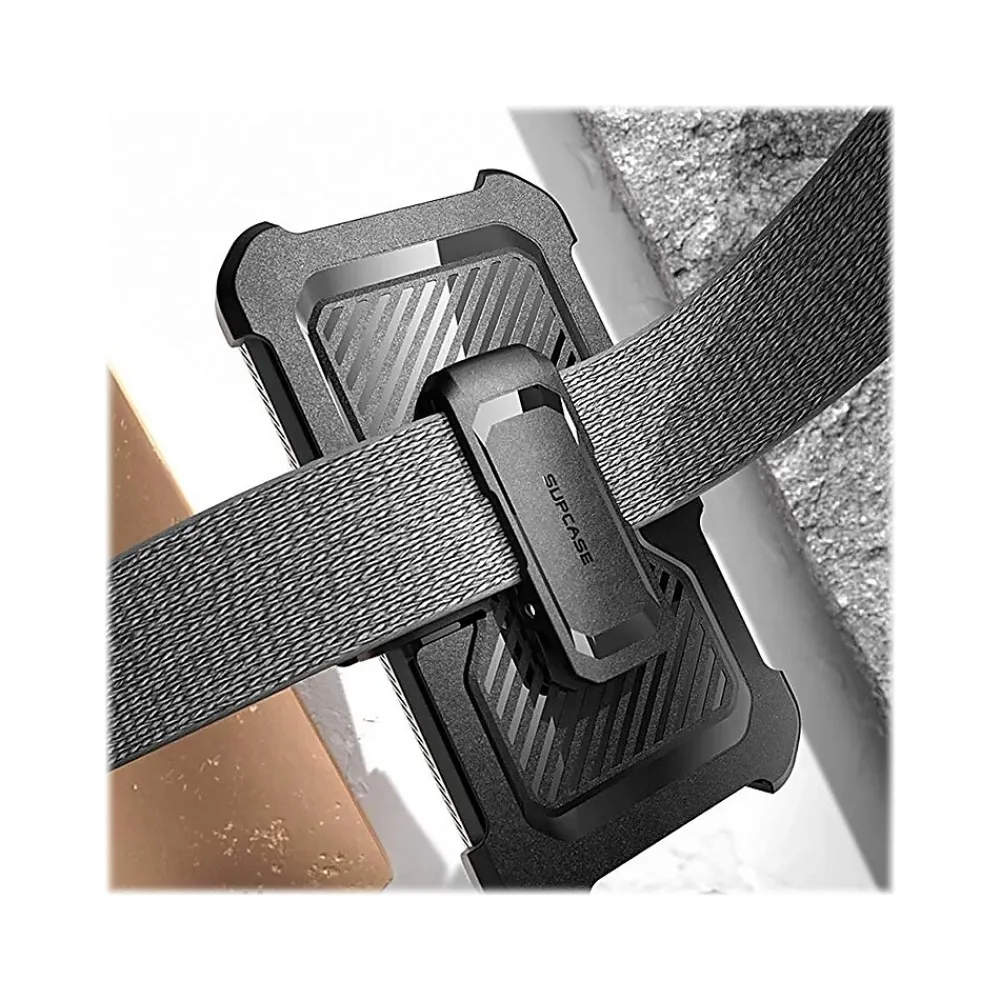 SUPCASE Unicorn Beetle Pro MagSafe Rugged Case for iPhone 12/12 Pro, Shock Absorbing, Black (SUP-iPhone2020-6.1-UBPro-SP-Black)