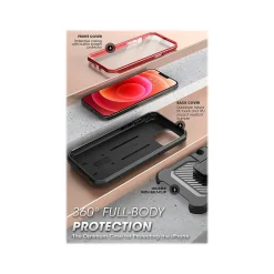 SUPCASE Unicorn Beetle Pro Metallic Red Rugged Case for iPhone 13 Pro (SUP-iPhone2021Pro-6.1-UBPro-SP-Ruddy)