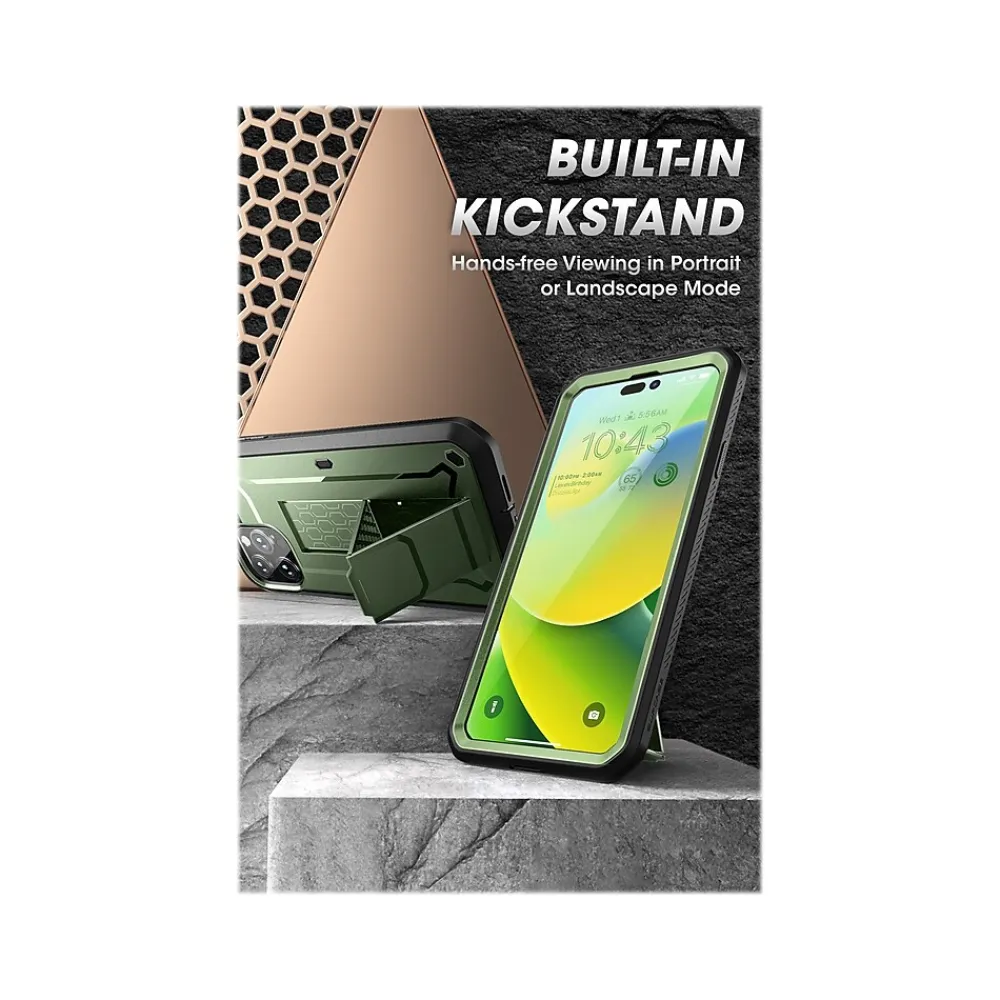 SUPCASE Unicorn Beetle PRO Dark Green Rugged Case for iPhone 14 Pro Max (SUP-iPhone2022Pro-6.7-UBPro-SP-Guldan)