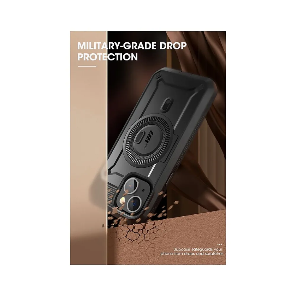 SUPCASE Unicorn Beetle PRO MAG Rugged Case for iPhone 15, Black (SUP-iPhone2023-6.1-MagPro-SP-Black)