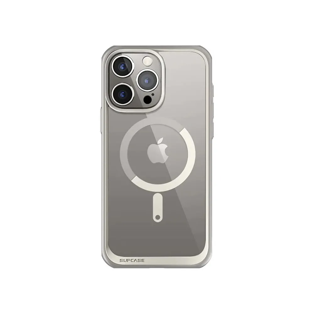 SUPCASE Unicorn Beetle Slim MagSafe Phone Case for iPhone 15 Pro, Gray (SUP-iPhone2023Pro-6.1-UBMag-Gray)