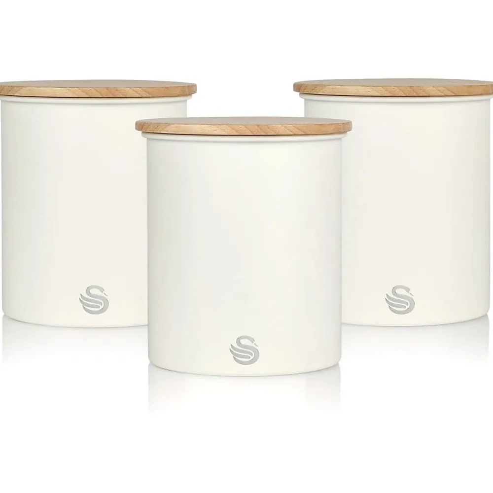 Swan Carbon Steel Container, 1.84L, Cotton White (SWKA17513WHTN)