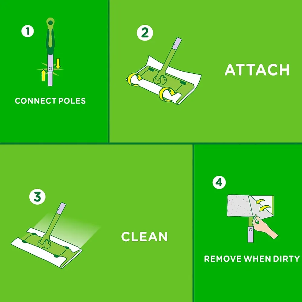 Sweeper Plastic Spray Mop Kit, Green (86078)<Swiffer Sale