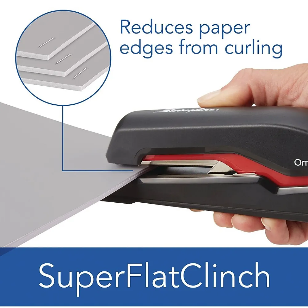 Staplers|Swingline Desktop Stapler, Black, 60 sheet Capacity (5000591)
