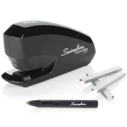 Staplers|Swingline Speed Proâ„¢ Electric Stapler Value Pack (Premium Staples & Staple Remover Included), 25 Sheet Capacity, Black (42140)