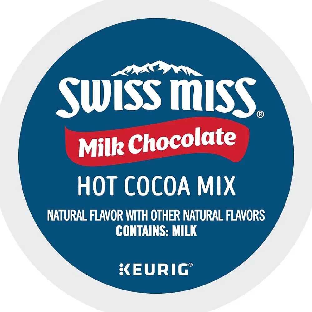 Swiss Miss Milk Chocolate Hot Cocoa, 0.65 oz. Keurig® K-Cup® Pods, 22/Box (1252)