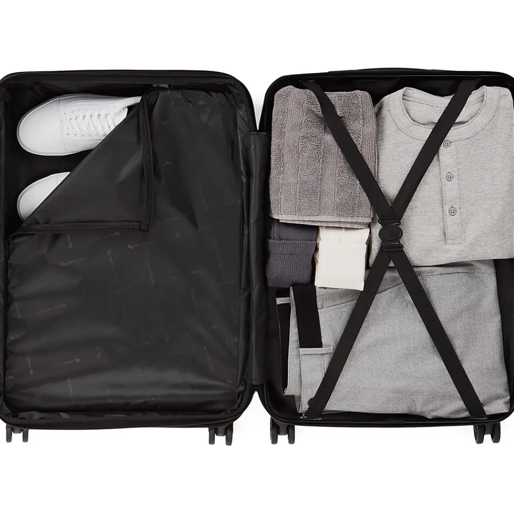 21.5" Hardside Carry-On Suitcase, 8-Wheeled Spinner, Sand (HLG5120SM-SAND)<Swiss Mobility