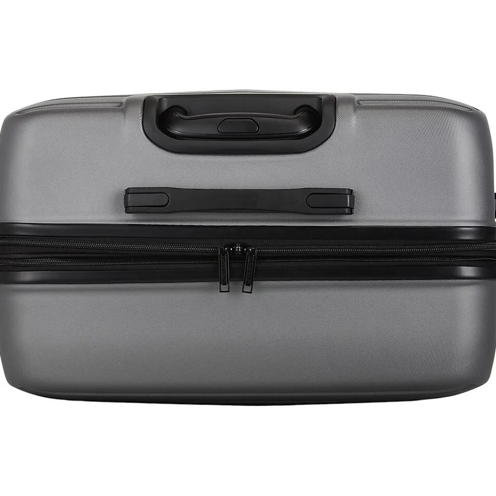 DCA 21.5" Hardside Carry-On Suitcase, 8-Wheeled Spinner, Gray Geometric (HLG1020SM-GREY)<Swiss Mobility