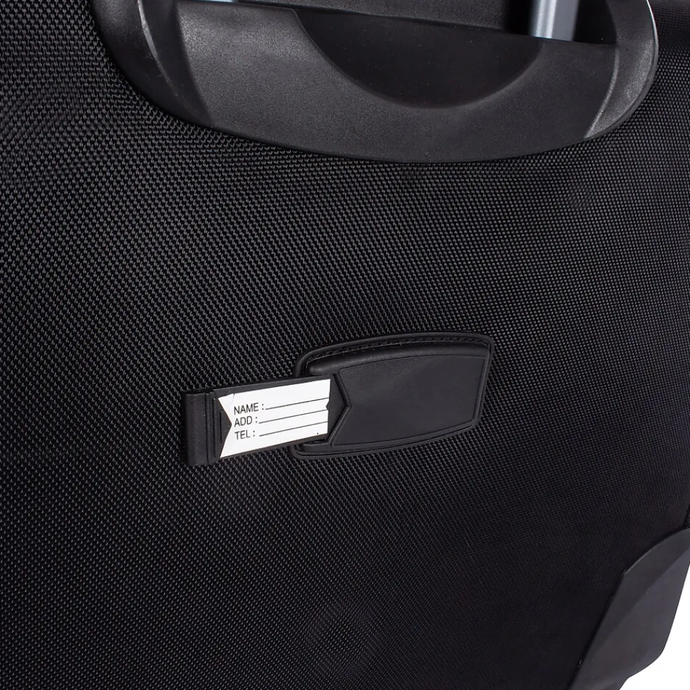 Polyester Business Case On Wheels, Black (BZCW1003SMBK)<Swiss Mobility Best