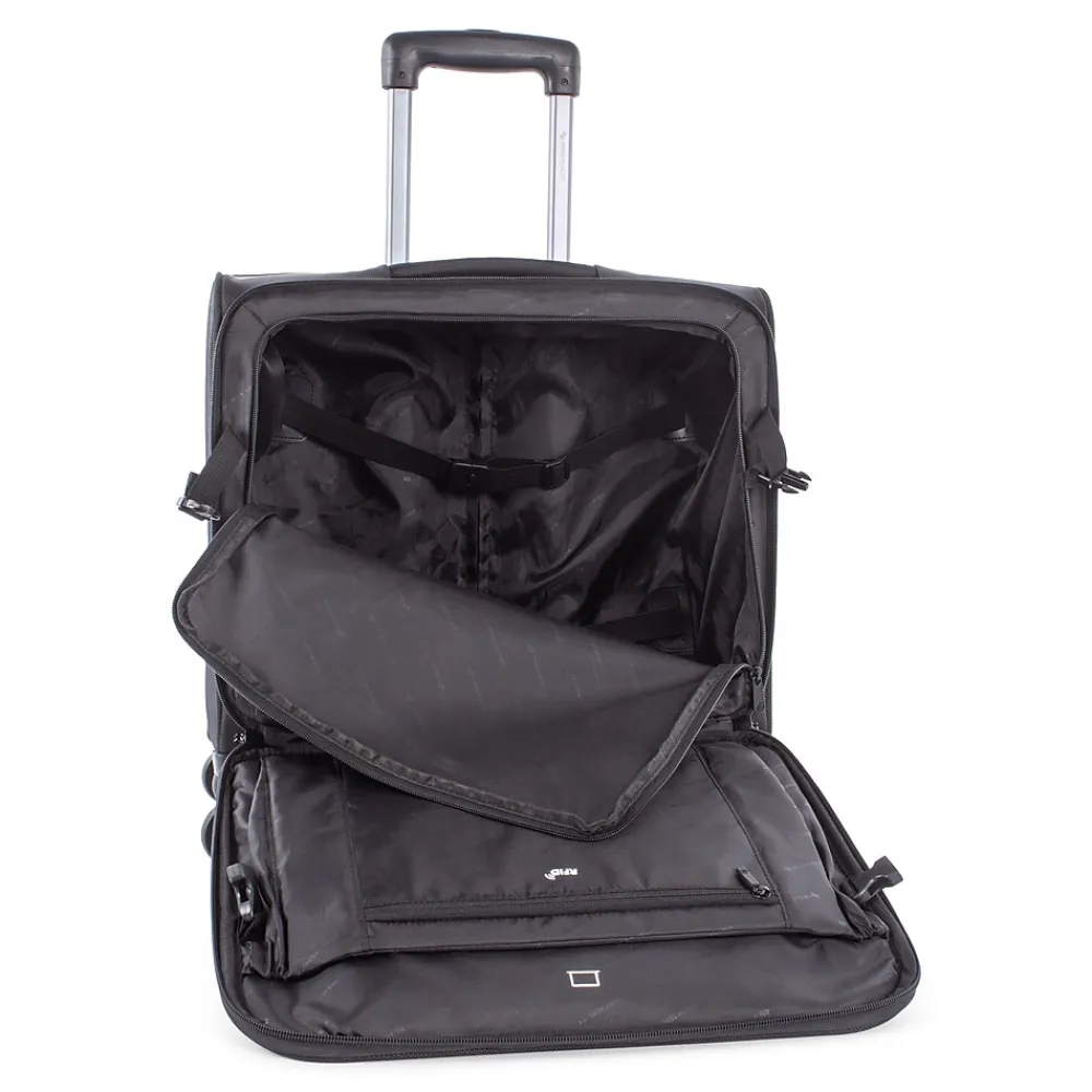 Polyester Business Case On Wheels, Black (BZCW1003SMBK)<Swiss Mobility Best