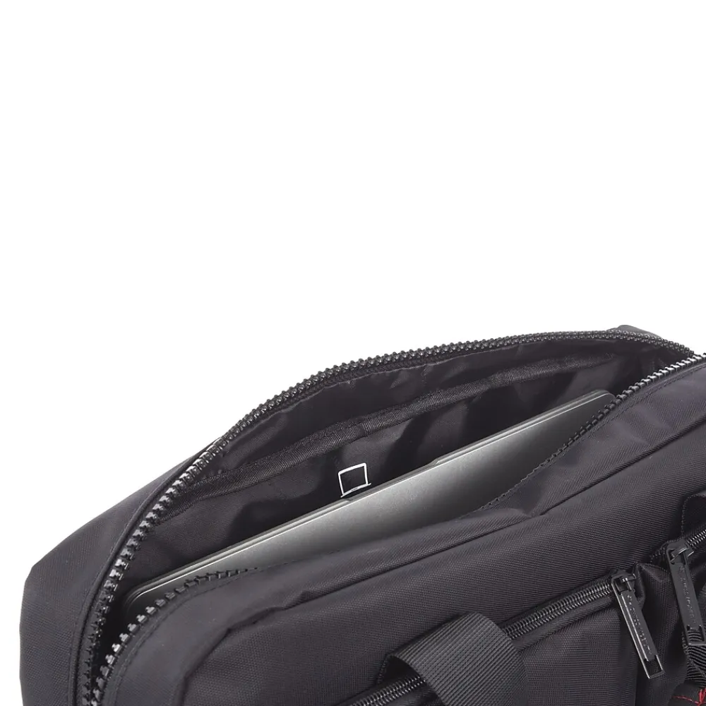 Stride Polyester Executive Briefcase, Black (EXB1020SMBK)<Swiss Mobility