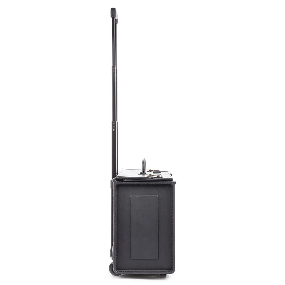 Vegan Leather Business Case On Wheels, Black (251622)<Swiss Mobility